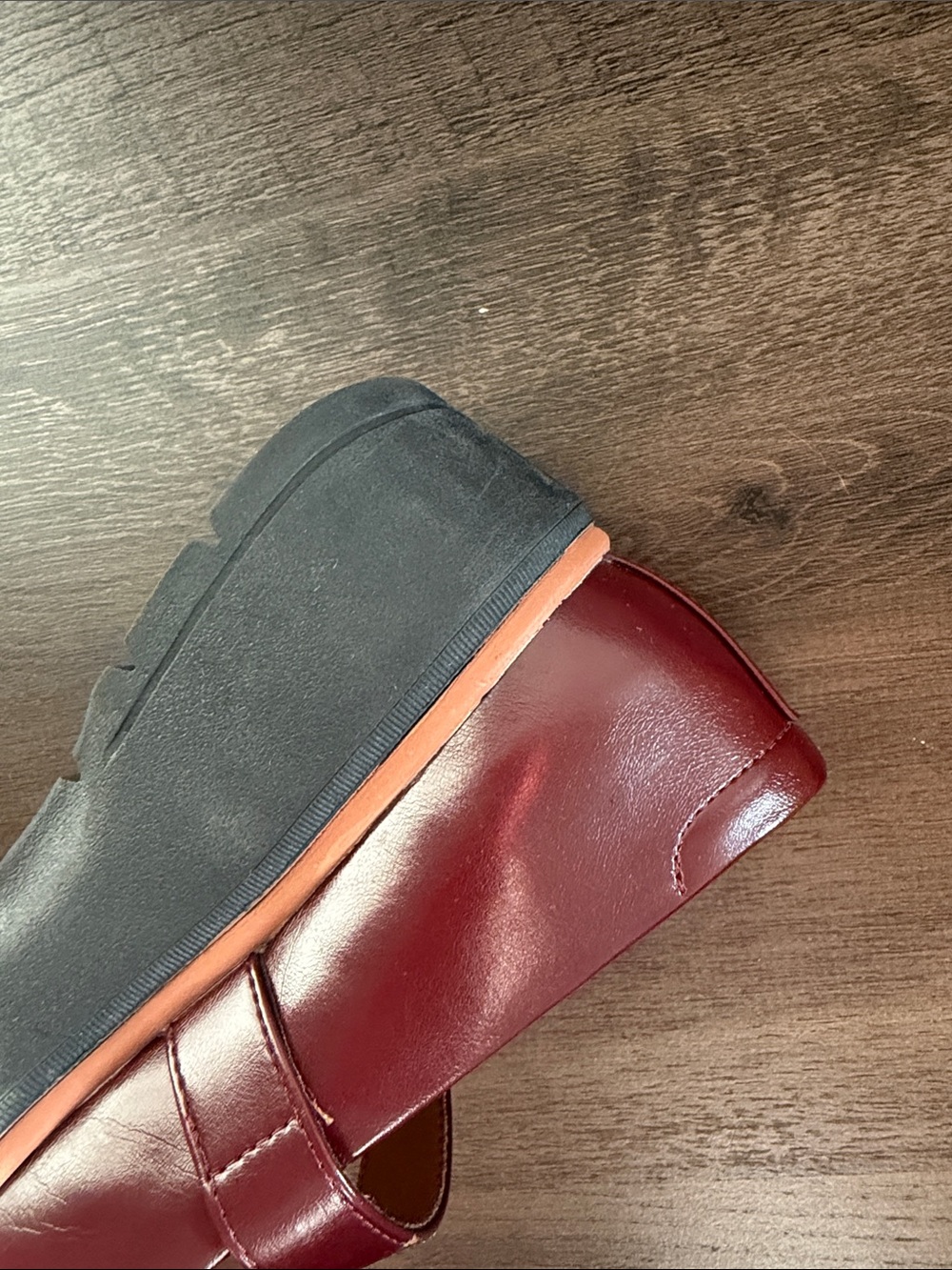 Dr. Scholl's Women’s Maroon Mary Jane Dress Shoes - Picture 6 of 7